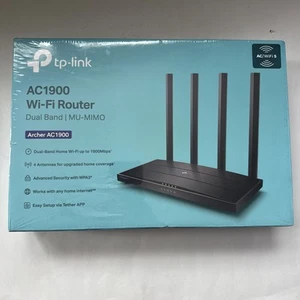 TP-Link Archer AC1900 Dual Band Wi-Fi Router MU-MIMO Archer A8 Sealed - Picture 1 of 6