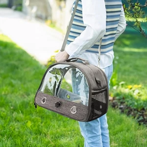 Borsa Trasportino da Viaggio Zaino Portatile per Uccellini con Piastra Traspirante - Foto 1 di 7
