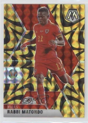 2021 Panini Mosaic UEFA Euro 2020 Reactive Gold Mosaic Prizm Rabbi Matondo #199 - Image 1 of 2