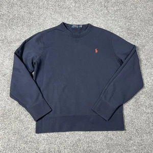 Polo Ralph Lauren Sweater Mens Medium Crewneck Pullover Red Pony Classic - Picture 1 of 11