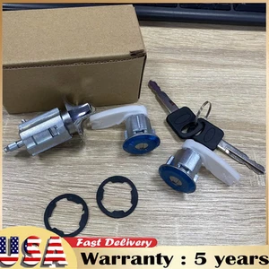 JUEGO DE CILINDROS DE ENCENDIDO Y CERRADURA DE PUERTA F3UZ1522050D PARA 92-96 BRONCO F-150 F-250 F350 - Imagen 1 de 10