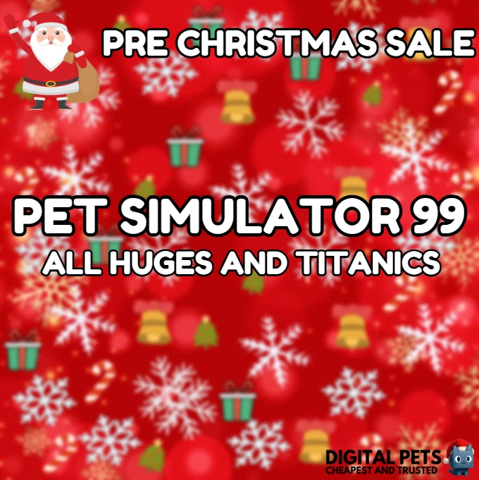 🎁Pet Simulator 99 🎁 - Titanics , Huges, Gems -⚡ Super Fast Delivery 🚀💨 - Image 1 of 1