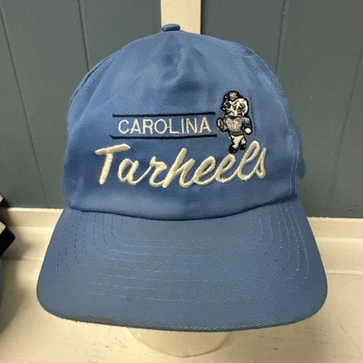 Boné vintage Carolina do Norte salto alcatrão chapéu laser Snapback UNC agulha americana - Imagem 1 de 4