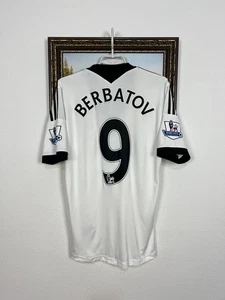 Fulham 2013 Home Football Shirt Soccer #9 Berbatov Adidas Jersey Mens Size M - Picture 1 of 17
