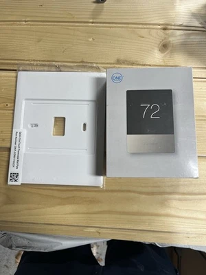 Daikin One Touch Smart Thermostat with Wall Plate White - Image 1 of 4