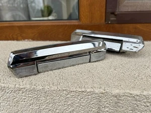 Antique 1970s Soviet ORIGINAL VAZ 2101 zhiguli chrome door handles set 2 pcs. - Picture 1 of 24