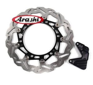 Rotor de disco de freno delantero flotante Arashi para Honda FORZA 250 2008 2009 2010 negro - Imagen 1 de 11