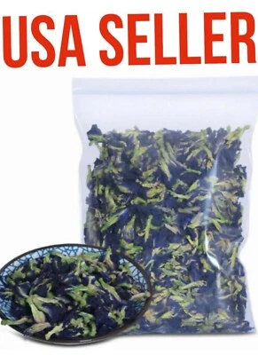 BUTTERFLY PEA TEA 100g Dried Blue Butterfly Pea Flower Tea Pure Organic Ideal for 500 cups or more
