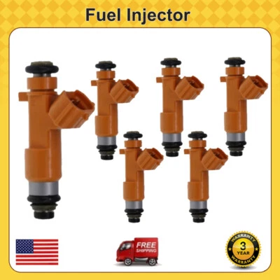 NEW 6Pcs Fuel Injectors For Infiniti 2008-13 G37 2011-2013 M37 2014 2015 Q50 Q60 - Image 1 of 4
