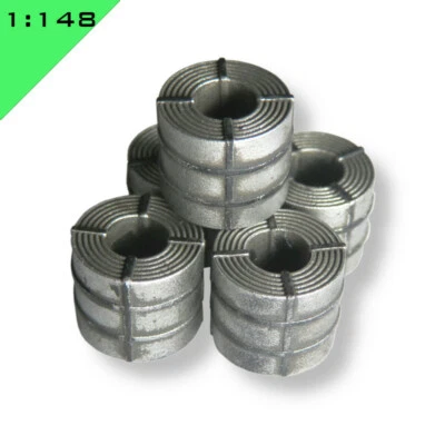 5 x 3D Printed STEEL COIL LOADS 1:148, N scale Model Miniature Scenery Layout - Image 1 of 4