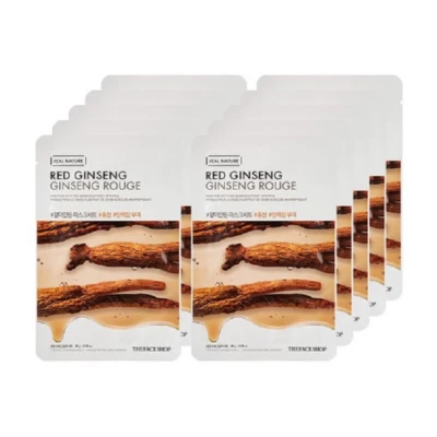 The FaceShop Real Ginseng Revitalizing Mask Energize Your Skin with Pure Ginseng - Image 1 of 4