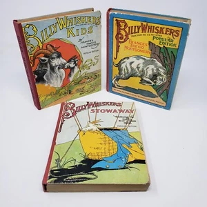 Billy Whiskers Lot of 3 by Frances Trego Montgomery (1930-1931, HC, Illustrated) - Picture 1 of 13