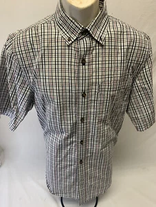 Camicia uomo Carhartt a quadri taglia MEDIA vestibilità rilassata con bottoni manica corta - Foto 1 di 7