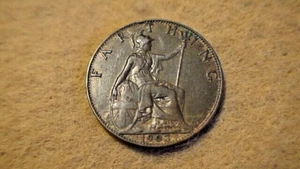 Great Britain. Farthing. 1903 Very Fine with Nice Detail;  KM#792 - Picture 1 of 4