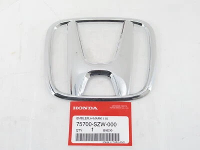 Genuine OEM Honda 75700-SZW-000 Front Grill Emblem Badge Nameplate H Logo - Image 1 of 2