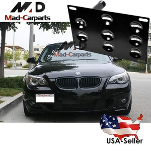 Soporte de montaje de placa de matrícula gancho de remolque delantero para BMW 1 3 5 X5 X6 E90 - Imagen 1 de 6
