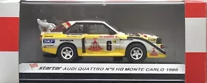Motorino di Avviamento 1/43 R171 Audi Quattro 1986 Montecarlo Rally #6 Mikkola & Hertz: Nuovo con scatola - Foto 1 di 6