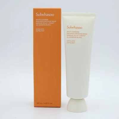 Sulwhasoo White Ginseng Radiance Refining Mask 120ml Exfoliating Scrub K-Beauty - Image 1 of 4