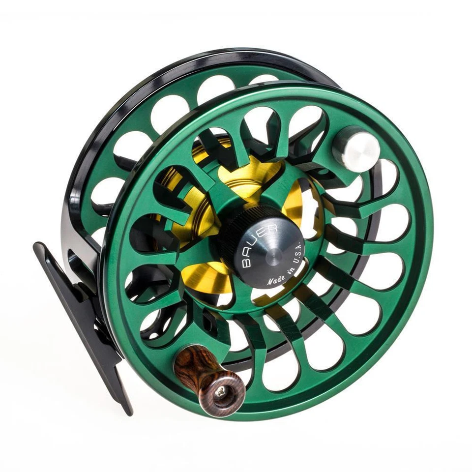 Bauer Rx3 Fly Reel Green