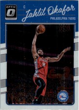 2016-17 Donruss Optic Philadelphia 76ers Basketball Card #2 Jahlil Okafor