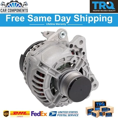 TRQ New Alternator For 2006-2013 Audi A3 TTS Quattro VW Golf Jetta Passat - Image 1 of 4