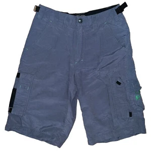 Vtg 90s Y2k Youth Lee Pipes Skater Baggy Tactical Shorts Size 14 - Picture 1 of 5