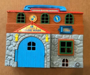 Thomas & seine Freunde Sodor Werkstatt klappbares Spielset Mitnehmen & Spielen Zug  - Bild 1 von 3