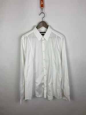 Vintage Gucci by Tom Ford Classic Slim White Long Sleeve Shirt Sz 43/17 - Image 1 of 4