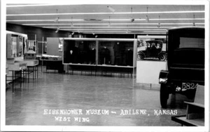 Vtg Real Photo RPPC KS Postcard Eisenhower Museum West Wing Abilene Kansas - Picture 1 of 2