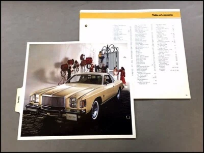1979 Chrysler Cordoba Factory Original Vintage Dealer Brochure Guide and Specs - Image 1 of 4