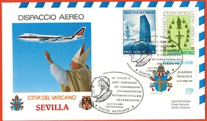 1993-Fdc-Enveloppe 1°jour**/Vatican-Pape J.Paul.II-Séville-Andalousie - Imagen 1 de 1