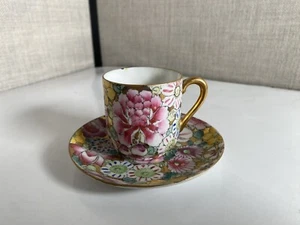Antique Porcelain Japanese Cup and Saucer - Picture 1 of 7