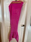 Mermaid Tail Flip Blanket Pink/ Capelli HOT PINK MERMAID TAIL BLANKET / EUC