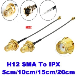 WLAN SMA Stecker auf IPX U.FL Buchse Verlängerung Antennen Kabel WIFI/GSM/GPS/4G - Bild 1 von 23