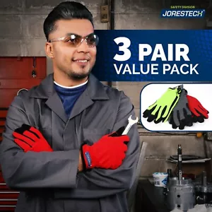Jorestech All Purpose Mechanics Gloves- Great High Dexterity Gloves - Picture 1 of 16