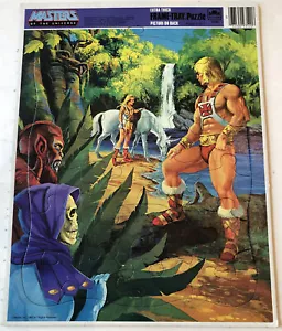 Vtg Golden Puzzle 11x14 MOTU HeMan Peeping Skeletor 1982 Masters Of The Universe - Picture 1 of 2