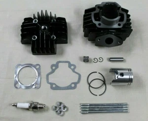 Yamaha PW50 Top End Rebuild Kit Head Cylinder Piston Rings For 1981-2022 New - Picture 1 of 10