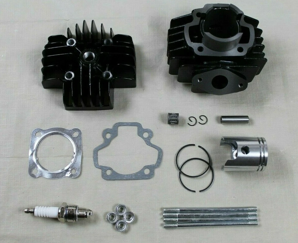 Yamaha PW50 Top End Rebuild Kit Head Cylinder Piston Rings For 1981-2022 New - Image 1 of 4
