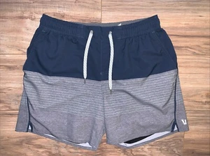 Vuori gefütterte Sportshorts, Herren Medium, blau & grau - Bild 1 von 9