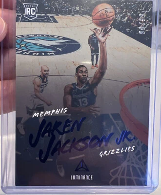2018-19 Panini Chronicles Luminance Blue /99 Jaren Jackson Jr #144 Rookie RC - Image 1 of 3
