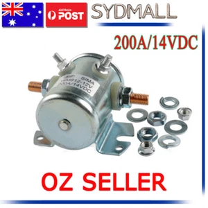 INTERRUPTOR DE RELÉ DE SERVICIO INTERMITENTE ARRANQUE SOLENOIDE 12V/14V DC 200A UNIVERSAL MARINO - Imagen 1 de 4