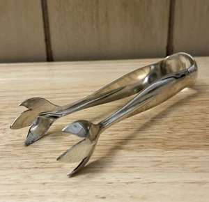 Vintage Plata Lappas Argentina Silverplate Ice Sugar Cube Tongs Barware Claw - Picture 1 of 7