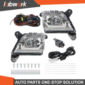 Labwork LED Fog Lights Fit For Chevy silverado 1500 2019-2020 Lamps+Switch RH+LH - Picture 1 of 15