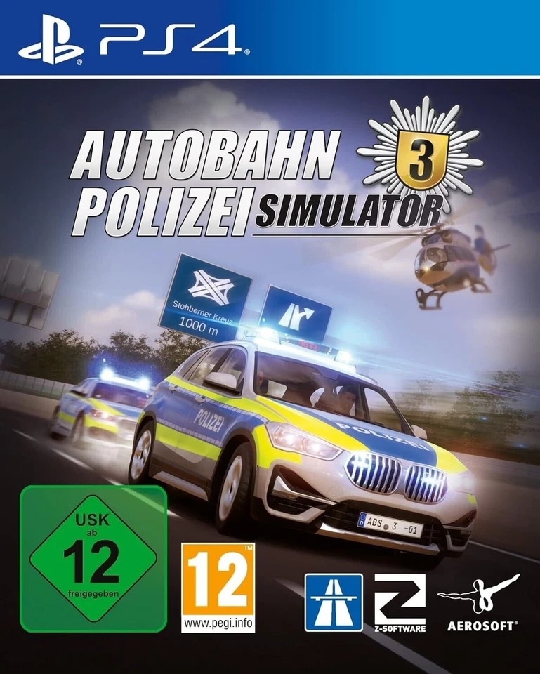 Autobahn Polizei Simulator 3 PS4 PS5 Spiel Aktion Open World Aerosoft DE Version - Bild 1 von 1