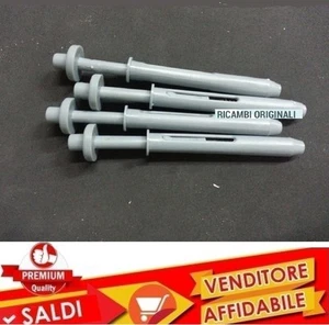 4PZ RICAMBIO MOLLE DI FISSAGGIO IN PLASTICA PER SCOLAPIATTI AD INCASSO  - Bild 1 von 1