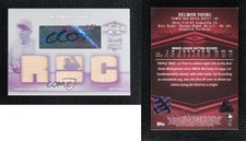 2007 Topps Triple Threads Printing Plate Magenta 1/1 Delmon Young #183 Auto