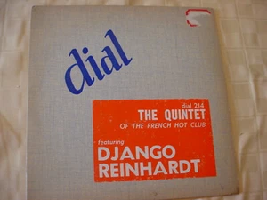 DJANGO REINHARDT quintet of french hot club, nm 10" lp on DIAL 1954 - Picture 1 of 3