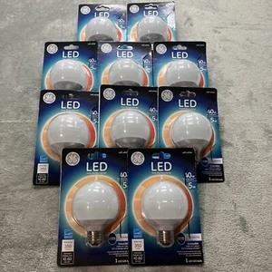 Ge 40w Decorative LED G25 Dimmable Soft White Bulb 350 Lumens Lot Of 10 - Picture 1 of 7