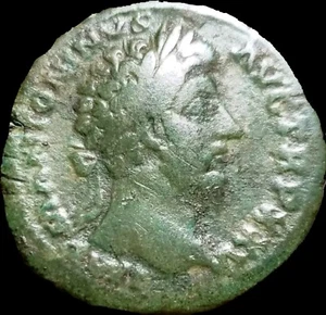 Marcus Aurelius 139-161 AD. SESTERTIUS  PRIMI DECCENALES. Very Rare  - Picture 1 of 2