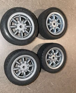 Tamiya 50569 Mini Cooper Wheel/60D Radial Tires (x4) M-Chassis/M01/M03/M04/50683 - Picture 1 of 3